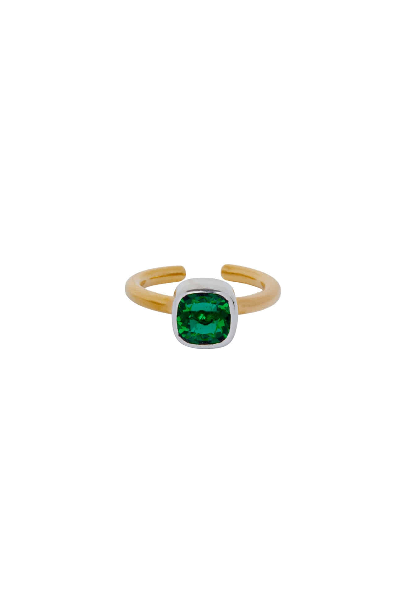 PETIT CUSHION RING (green combination)  Astre x LDC  