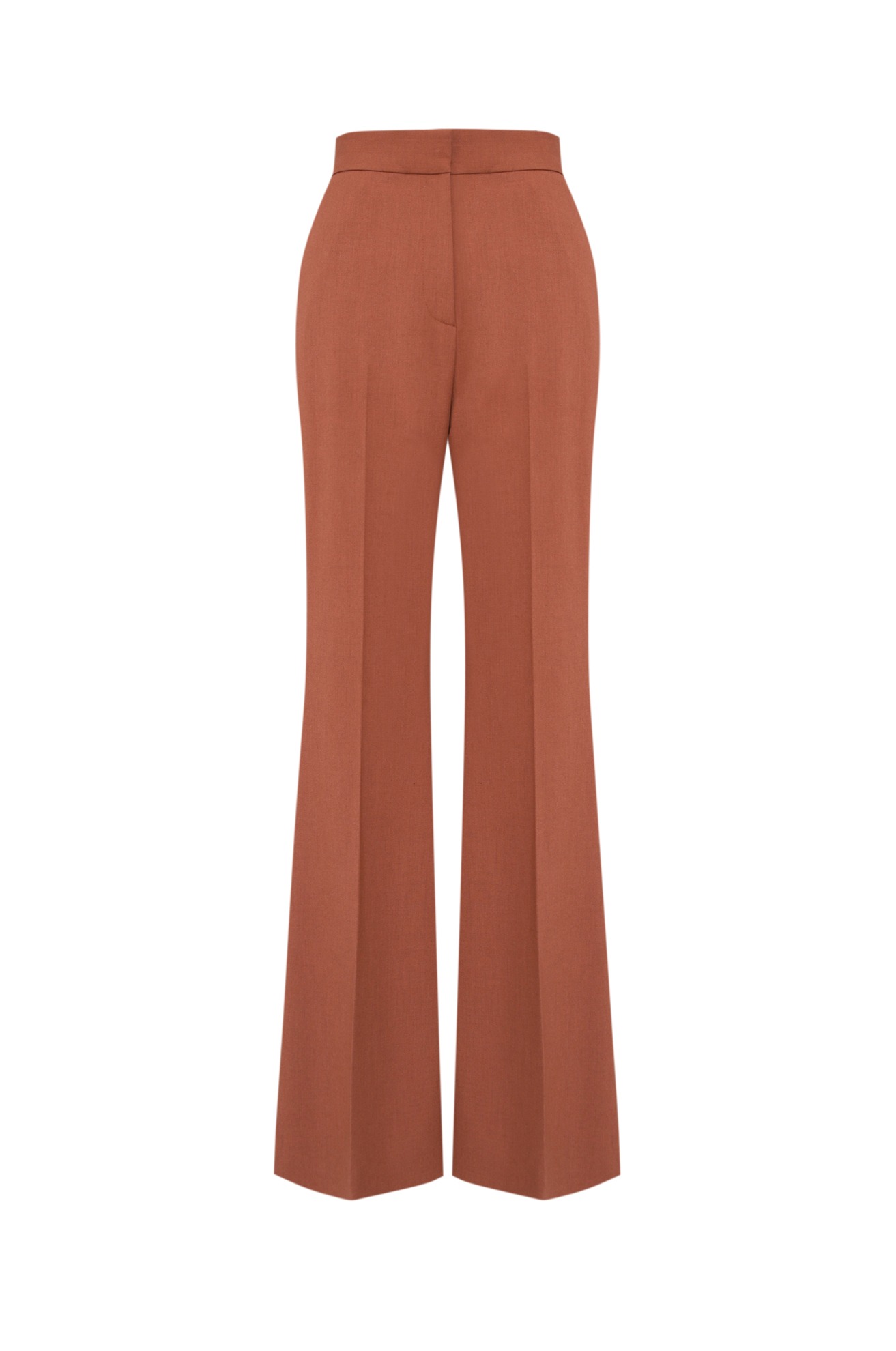Slim Flared Trousers (Orange) ATELIER EDITION 