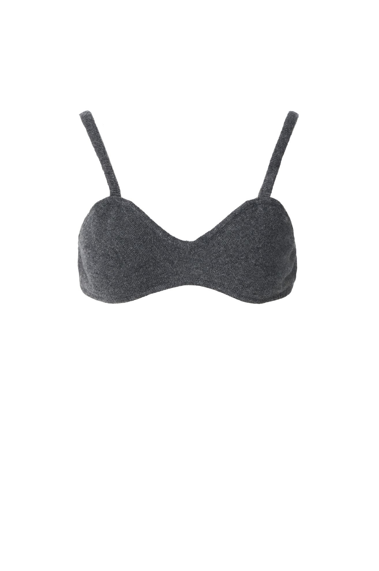 Cashmere Bustier (Gray)